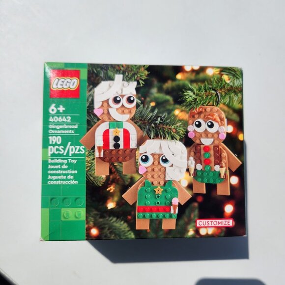 NEW Lego Gingerbread Ornaments Christmas Tree Decor Building Set 40642 Includes - Picture 3 of 12